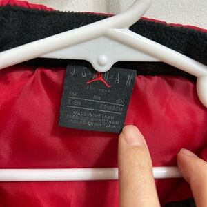 Jordan Baby Black and Red Puffer Vest